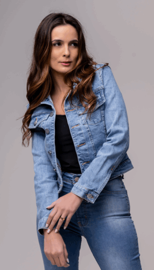 Jaqueta Jeans Clara Feminina - REF 1709