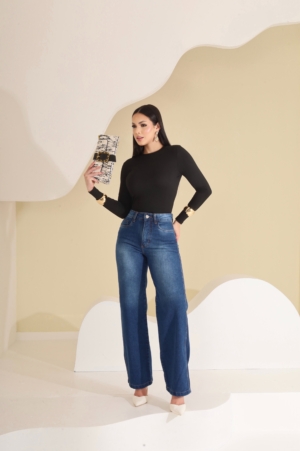 Calça Jeans Wide Leg Feminina em Algodão – Estilo Atemporal FURIA Jeans